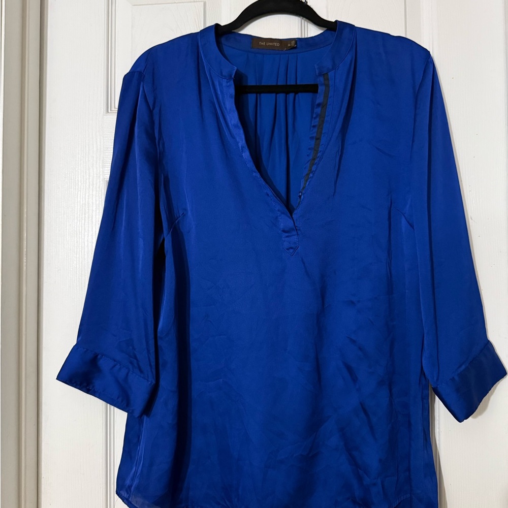 The Limited Blue Relaxed Blouse